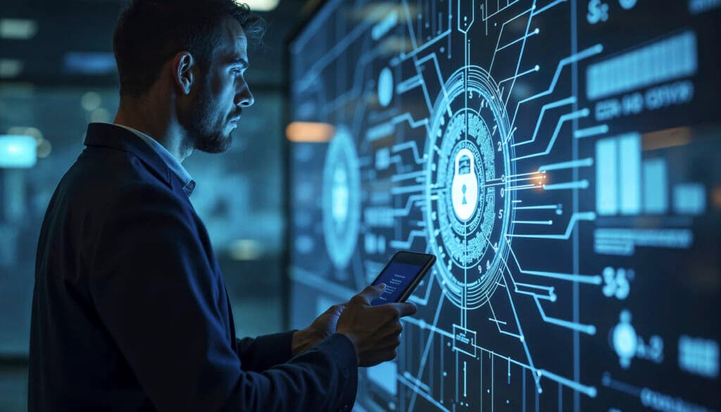 Secure digital infrastructure visual